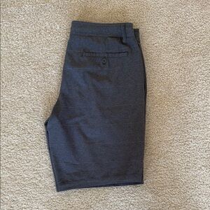 EUC Hang Ten Charcoal Flat Front Shorts
